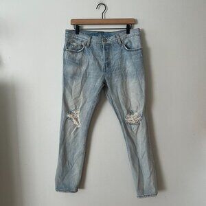 Levi's 501 CT Light Wash Distressed Jeans Women's SIze 29